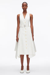 Tofu Patchwork Sleeveless Belted Utility Dress | 3.1 Phillip Lim