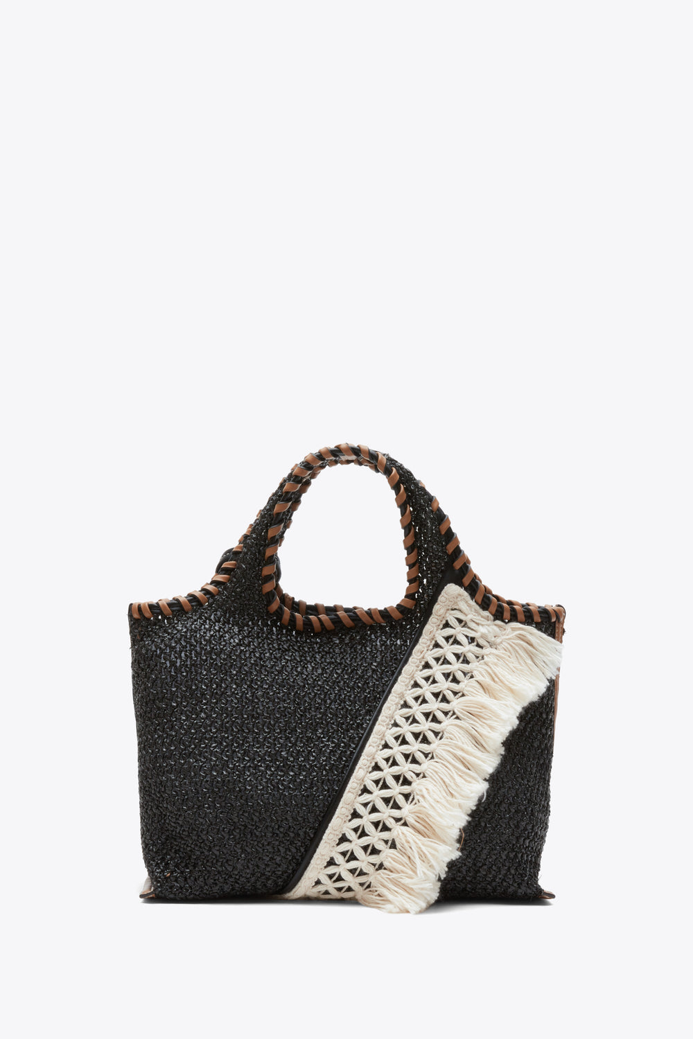 Black Raffia Fringe Mini Market Tote | 3.1 Phillip Lim