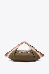Mushroom Nylon Luna Mini Bag with Contrast Stitch | 3.1 Phillip Lim