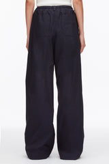 Midnight Structured Cotton Pull On Straight Leg Pants | 3.1 Phillip Lim