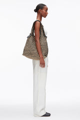 Black-Buckwheat Crochet Raffia Market Tote | 3.1 Phillip Lim