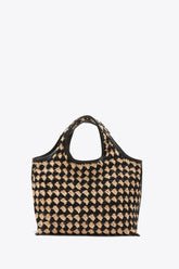 Black-Buckwheat Crochet Raffia Mini Market Tote | 3.1 Phillip Lim
