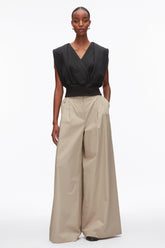 Black Draped Sleeveless French Terry Top | 3.1 Phillip Lim
