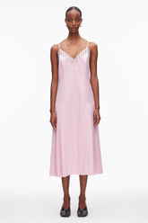 Lotus Studded Satin Pleated Cami Midi Dress | 3.1 Phillip Lim