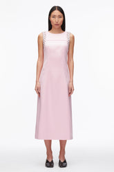 Lotus Studded Satin Sleeveless Midi Dress | 3.1 Phillip Lim