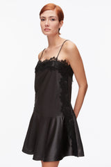Slate Cami Mini Dress with Lace Trim | 3.1 Phillip Lim
