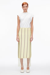 Yuzu Multi Stripe Midi Skirt with Fringe | 3.1 Phillip Lim