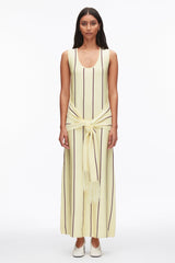 Yuzu Multi Stripe Midi Dress with Fringe Waist Tie | 3.1 Phillip Lim