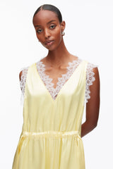 Yuzu V-Neck Midi Dress with Lace Trim | 3.1 Phillip Lim