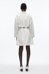 Cream Multi Shirt Dress with Ties | 3.1 Phillip Lim