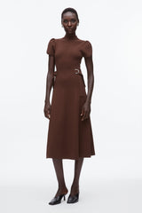 Dk Chocolate Compact Rib Tulip Dress | 3.1 Phillip Lim