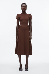 Dk Chocolate Compact Rib Tulip Dress | 3.1 Phillip Lim