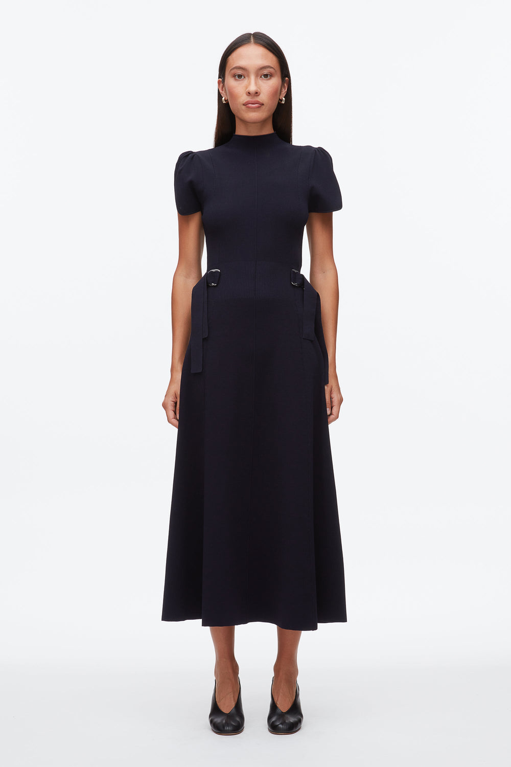 Midnight Compact Rib Tulip Dress | 3.1 Phillip Lim