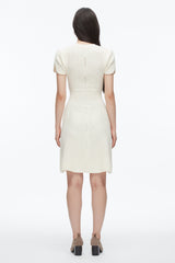 Ivory Cable Mix Tulip Dress | 3.1 Phillip Lim