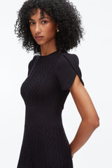 Midnight Cable Mix Tulip Dress | 3.1 Phillip Lim