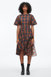Dusk Multi Plaid Mix Draped Dress | 3.1 Phillip Lim