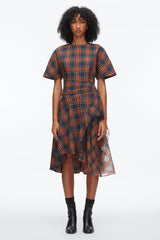Dusk Multi Plaid Mix Draped Dress | 3.1 Phillip Lim