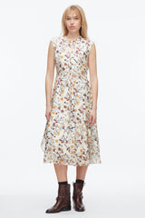 Parchment Multi Bliss Floral Sleeveless Dress | 3.1 Phillip Lim