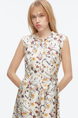 Parchment Multi Bliss Floral Sleeveless Dress | 3.1 Phillip Lim