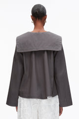 Slate Sailor Wrap Shirt | 3.1 Phillip Lim