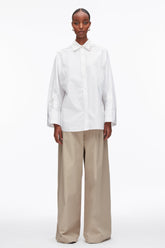 White Embellished Oversize Shirt | 3.1 Phillip Lim