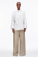 White Embellished Oversize Shirt | 3.1 Phillip Lim