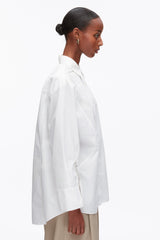 White Embellished Oversize Shirt | 3.1 Phillip Lim
