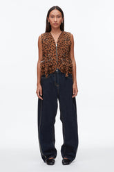 Leopard Leopard Print Field Vest | 3.1 Phillip Lim