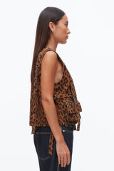 Leopard Leopard Print Field Vest | 3.1 Phillip Lim