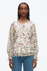 Parchment Multi Bliss Floral Blouse | 3.1 Phillip Lim