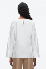 White Tie Front Poplin Shirt | 3.1 Phillip Lim