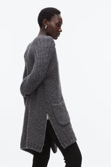 Charcoal Melange Boucle Cardigan Coat | 3.1 Phillip Lim