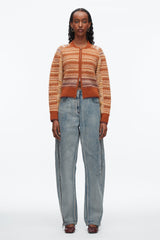 Sunset Multi Fair Isle Zip Cardigan | 3.1 Phillip Lim