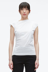 White Draped Asymmetric T-Shirt | 3.1 Phillip Lim
