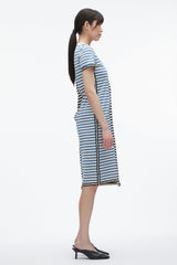 Midnight Multi Patchwork Stripe T-shirt Dress | 3.1 Phillip Lim