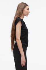 Black Draped Asymmetric T-Shirt | 3.1 Phillip Lim