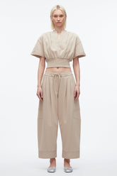 Concrete Women Cropped Sweatshirt | Relaxed Styles by 3.1 Phillip Lim | 3.1 Phillip Lim