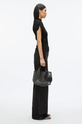 Black Compact Rib Tulip Top | 3.1 Phillip Lim