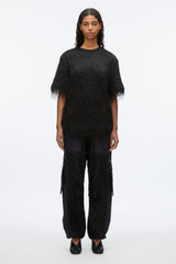 Black Fringe Boxy Tee | 3.1 Phillip Lim