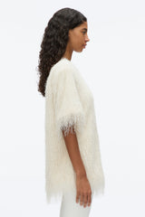 Ivory Fringe Boxy Tee | 3.1 Phillip Lim