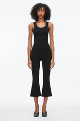 Black Compact Cropped Kickflare Pant | 3.1 Phillip Lim