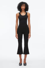 Black Compact Cropped Kickflare Pant | 3.1 Phillip Lim