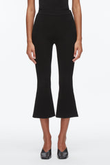 Black Compact Cropped Kickflare Pant | 3.1 Phillip Lim