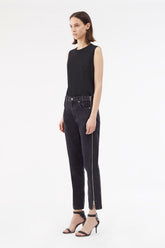 Black Zippered Denim Pant | 3.1 Phillip Lim