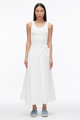 White Broderie Anglaise Patchwork Midi Skirt | 3.1 Phillip Lim