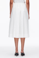 White Belted Gathered Midi Skirt | 3.1 Phillip Lim