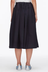 Midnight Belted Gathered Midi Skirt | 3.1 Phillip Lim