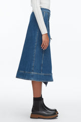 Indigo Denim Wrap Skirt | 3.1 Phillip Lim