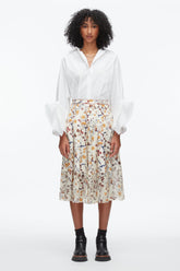 Parchment Multi Bliss Floral Pleated Skirt | 3.1 Phillip Lim