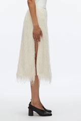 Ivory Fringe Slip Skirt | 3.1 Phillip Lim